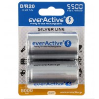 everActive D / LR20 Ni-MH baterije 1.2V 5000mAh blister 2/1