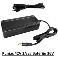 42V 2A Punjač za Li-Ion bateriju 36V 37V